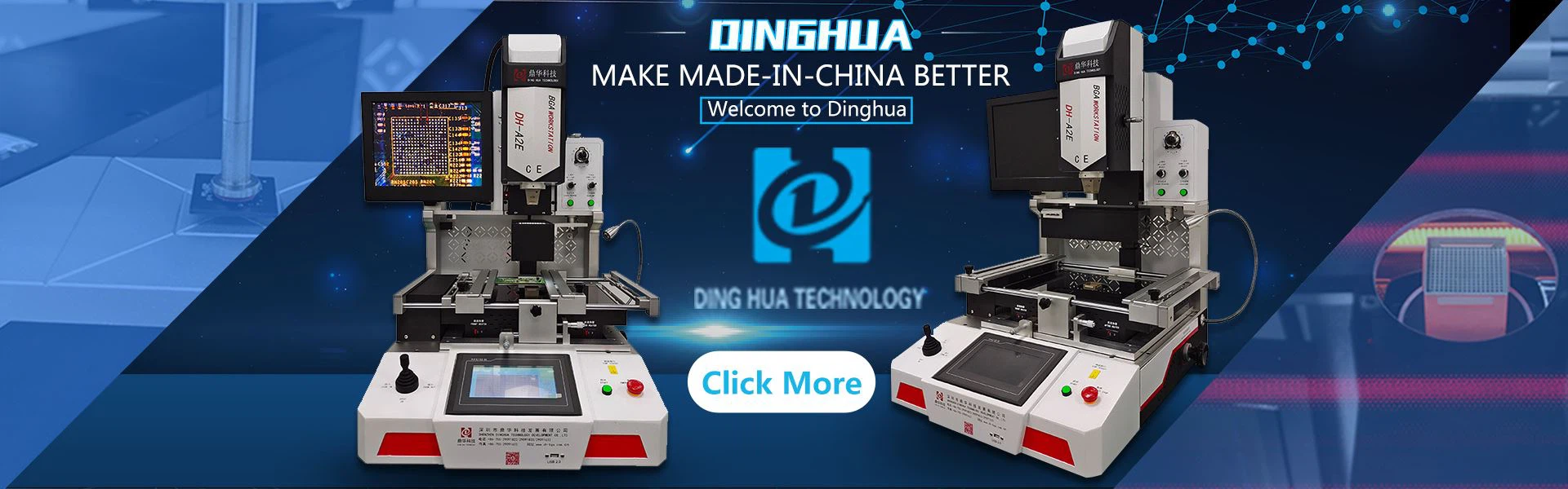Fully automatic BGA rework machine DH-A2E with chip-feeder